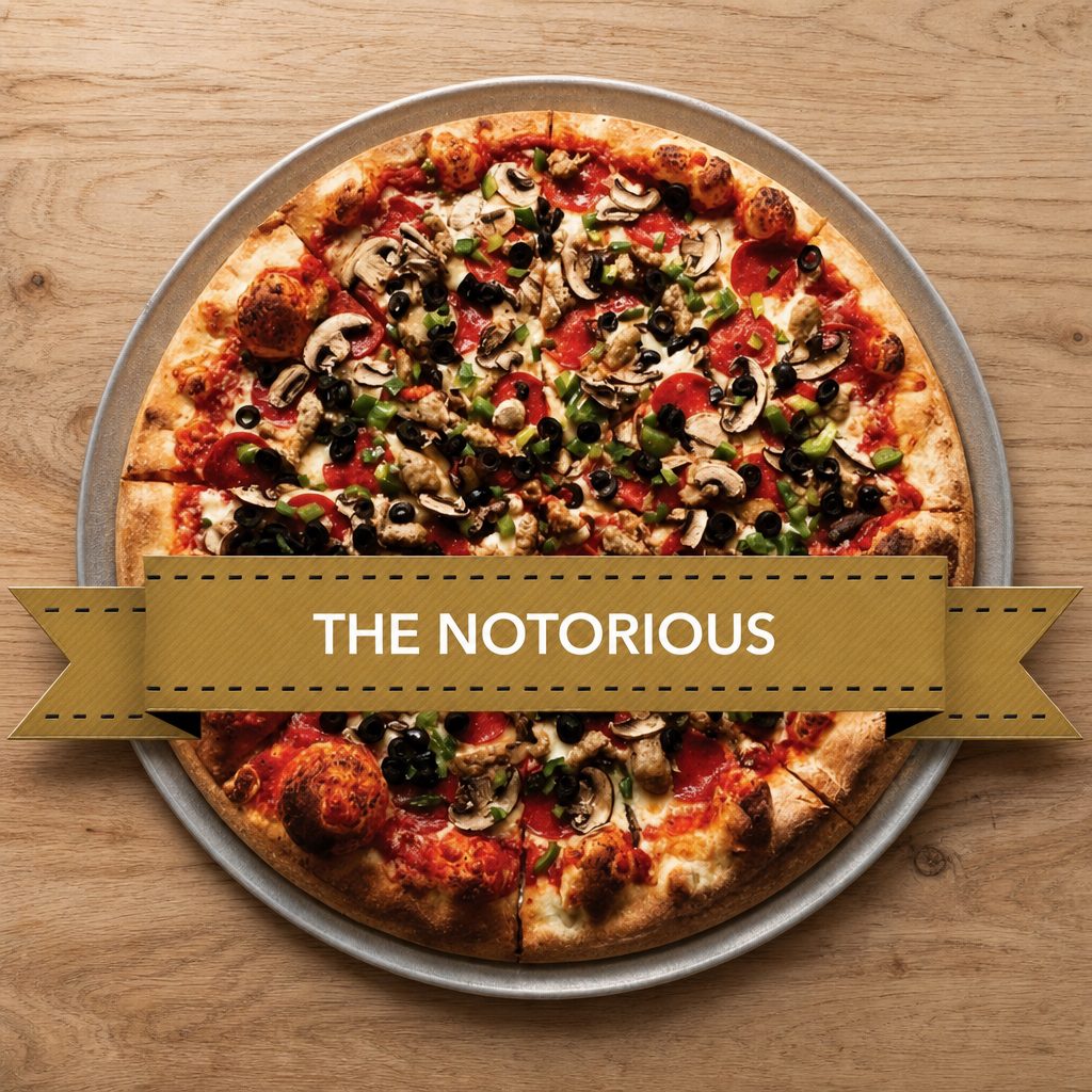 12" Notorious Pizza.