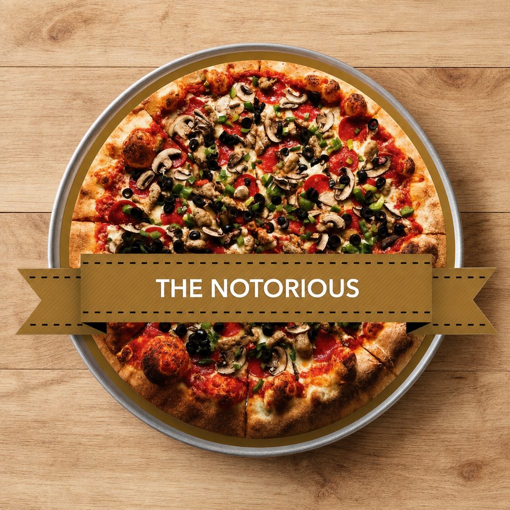 18" Notorious Pizza.
