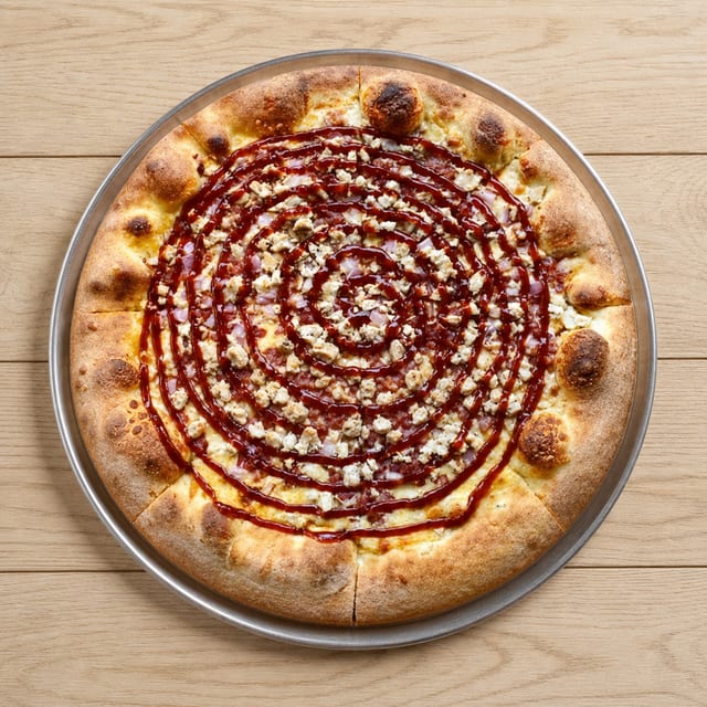 12" BBQ Chicken Pizza.